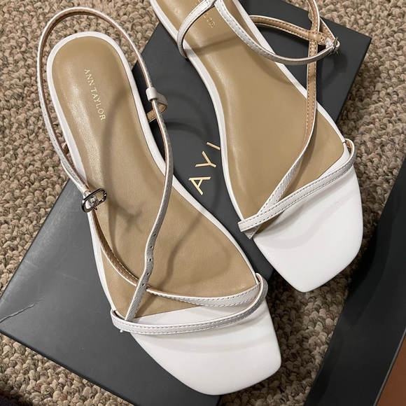 Ann Taylor Shoes - White Ann Taylor sandals
